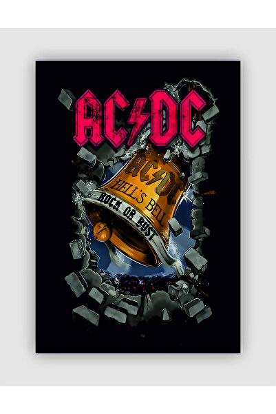 AC-DC Hell´s Bell Rock or Bust  Rock Music Wall Poster - Thick Paper - Frameless