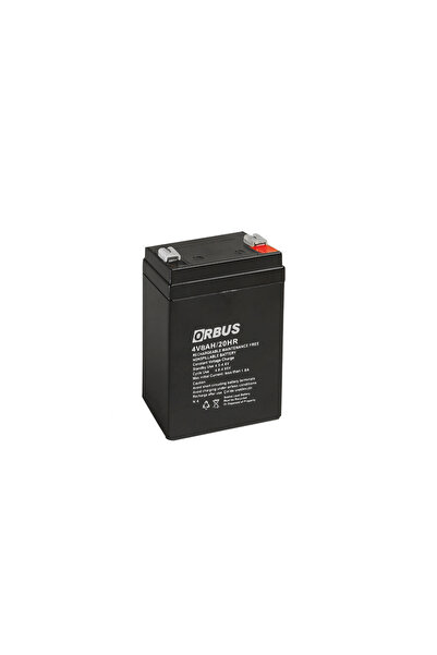 ORBUS 4V 8AH Bakımsız Kuru Akü