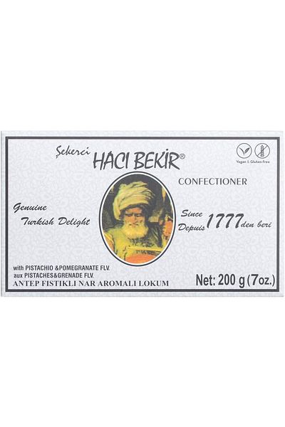 Hacı Bekir Turkish Delight with Extra Pistachio & Pomegranate 200 Gr