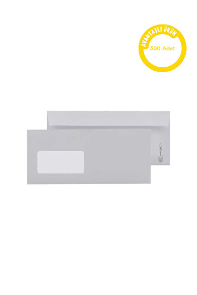 Dağtaş Kırtasiye Asil Doğan Diplomat Конверт з віконцем 10,5X24 90 г Силіконовий 1. Папір 500 штук