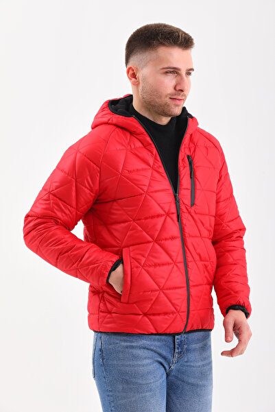 ROBA MEN Ανδρικό καπιτονέ κουκούλα, εσωτερικό φλις, αδιάβροχο και αντιανεμικό...