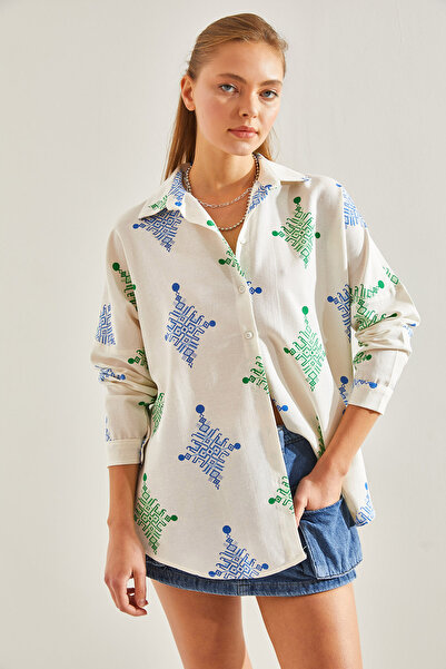 Bianco Lucci Női több mintás vászoning 60131019