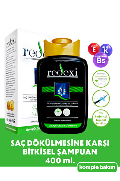 Redexi Saç Dökülmesine Karşı Bitkisel Şampuan Komple Bakım 400 Ml