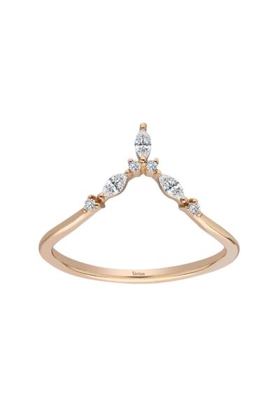 Sirius Pırlanta Markiz Kesim Pırlantalı Arwen Yüzük