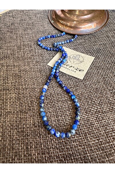 parze doğaltaş Lapis Lazuli Dizi Kolye