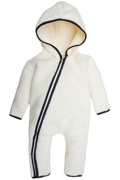 ipek atlas Baby Girl and Boy Plush Piping Booties and Gloves Jumpsuit