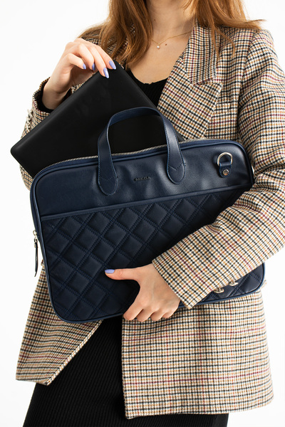 YOGII Arcola Model Unisex Ноутбук і портфель для документів Водонепроникний Капітоне Багатокишеньковий VIP