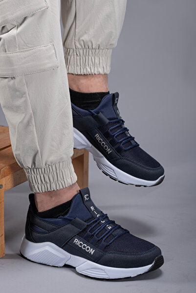Riccon Кросівки унісекс темно-сині білі