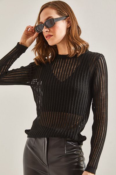 Bianco Lucci Damen Bustier Strick Doppelset