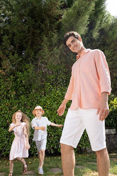 DeFacto Bermudy Slim Fit s páskem