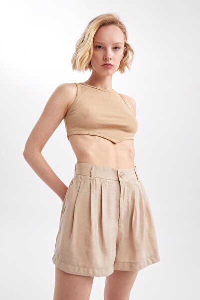 DeFacto Modálne šortky Regular Fit s normálnym pásom X4722az22sm