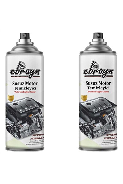 Susuz Motor Yıkama Ve Temizleme Spreyi Ebrayn Aerosol 500 ml Yüksek Parlaklık 2 ADET