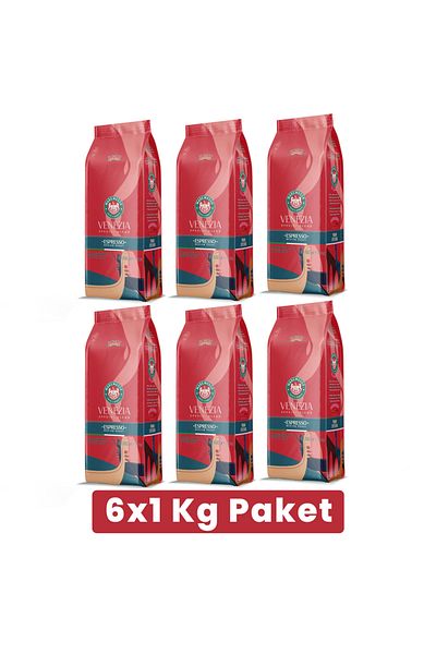 Mare Mosso Caffe ê Vendite Espresso Venezia Blend 6X1 Kg. (Core or Ground) Coffee
