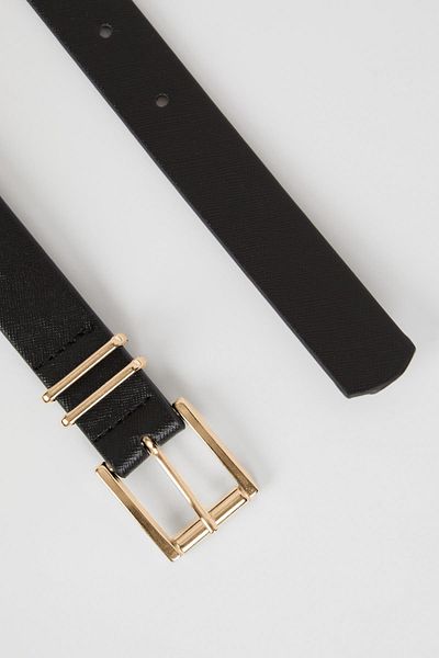 DeFacto Damen-Gürtel aus Kunstleder, 2er-Set – T4519azns