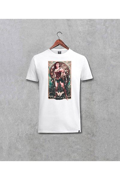 Pisa Art Μπλουζάκι Unisex με εκτύπωση ειδικής σχεδίασης Wonder Woman