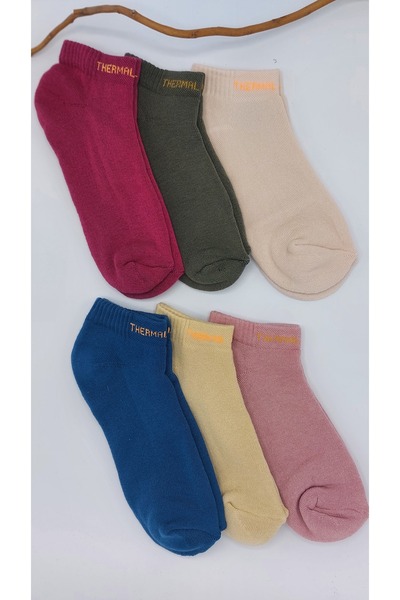 Ollero 6 أزواج من جوارب المناشف النسائية سميكة للشتاء