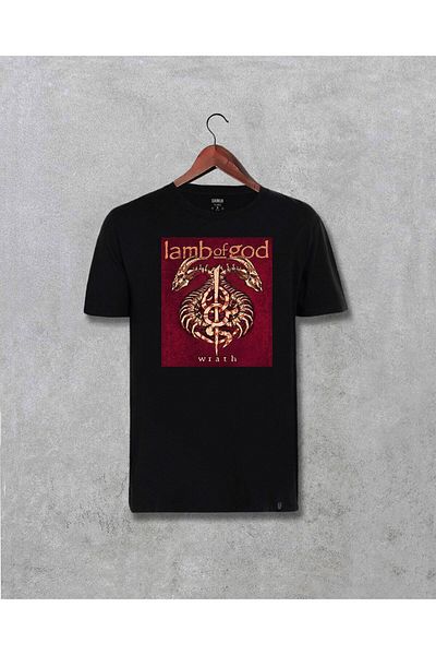 Pisa Art Μπλουζάκι Unisex με τυπωμένο άλμπουμ Lamb Of God Wrath