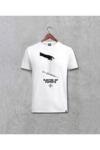 Pisa Art Μπλουζάκι Unisex με τυπωμένο σχέδιο Metallica Master Of Puppets