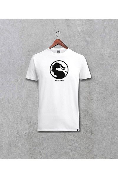 Pisa Art Унисекс тениска с принт на Mortal Kombat Game Design