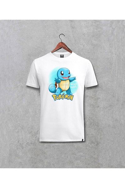 Pisa Art Бяла тениска с Pokemon