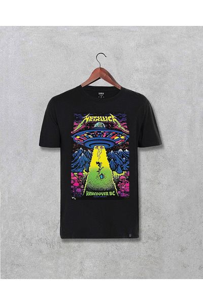 Pisa Art Μπλουζάκι Unisex με εκτύπωση ειδικής σχεδίασης Metallica
