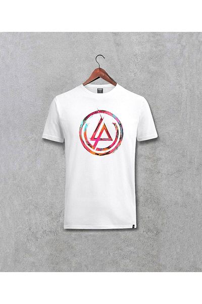 Pisa Art Унисекс тениска с лого на Linkin Park