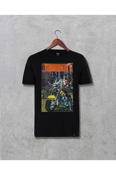 Pisa Art Μπλουζάκι Unisex με τυπωμένο ειδικό σχέδιο Terminator Movie