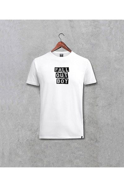 Pisa Art Унисекс тениска с принт Fall Out Boy