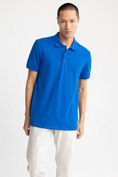 DeFacto Μπλουζάκι Regular Fit Polo 100% βαμβακερό