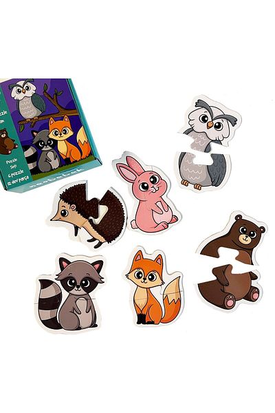Neobebek Baby Puzzle Forest Animals