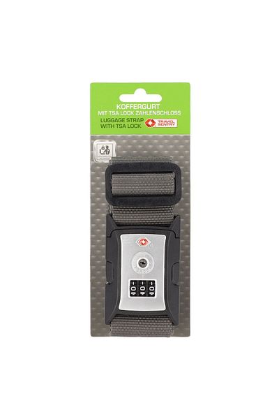 Worldpack Koffergurt und Zahlenschloss 5 cm