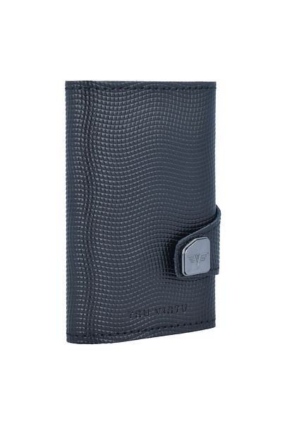 Tru Virtu Click & Slide Kreditkartenetui Geldbörse RFID Leder 6,5 cm