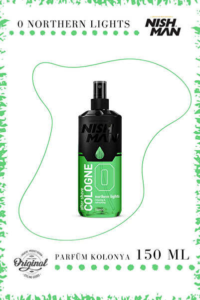 NISHMAN 0 Northern Lights Tıraş Sonrası Kolonya / Special Edition 150 ML