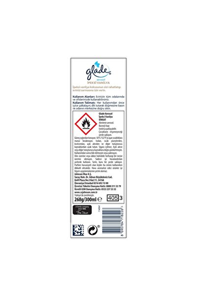 Glade Sprey Aerosol İpeksi Vanilya 300 Ml