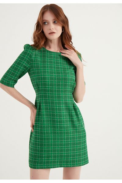 Herita Kariertes Minikleid