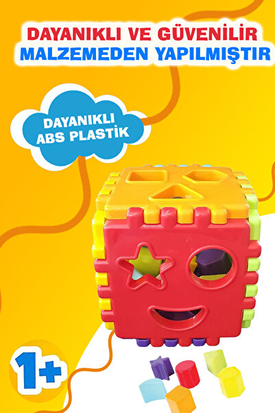 Factorial Küp Bultak Bebek Zeka Geliştirici Oyuncak Fisher Price 1 yas Aktivite Şekil Bulmaca Dikkat Oyunları
