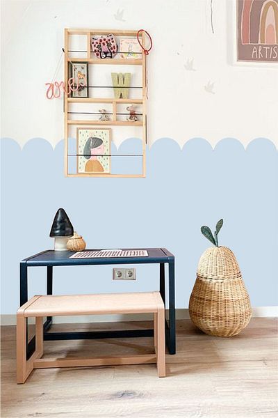Piksel Grafik Autocolant decorativ de perete festonat boem