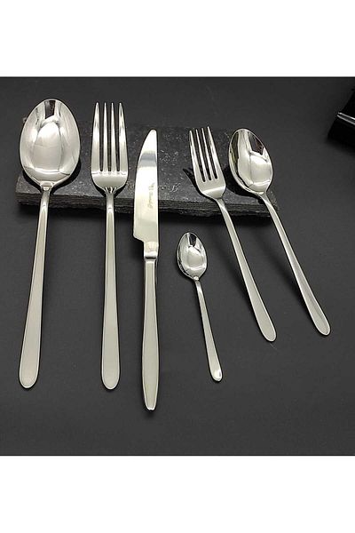 BRONDOFF Neva Steel 36 Piece Fork Spoon Knife Set