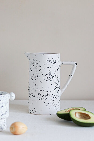 Beige & Stone Benekli Sürahi