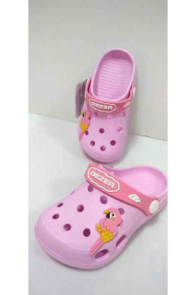 GEZER Girl's Slippers Parrot Motif Children's Slippers
