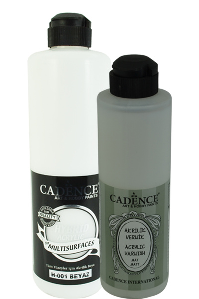 Cadence Multisurfaces H-001 Beyaz 500 ml+ Mat Vernik 250 ml