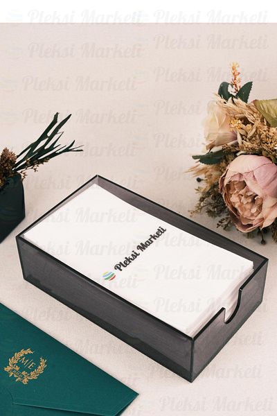 Pleksi Marketi Διαφανής θήκη χαρτοπετσέτας από πλεξιγκλάς