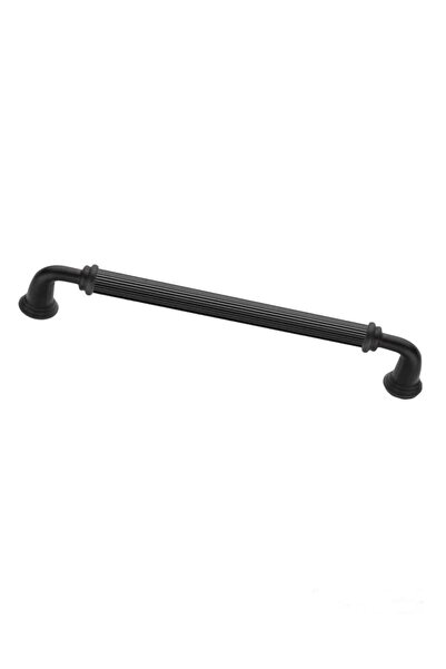 YAKUT AKSESUAR ALFA KULP- ALÜMİNYUM Metal  Kulp-Kulb Mat Siyah Dolap Çekmece ...