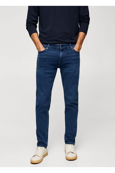 MANGO Man Blugi Patrick slim fit ultra-moale la atingere