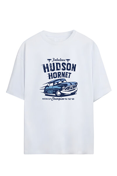 Adrift Cars - Tricou oversize unisex conceput de Lightning Mcqueen