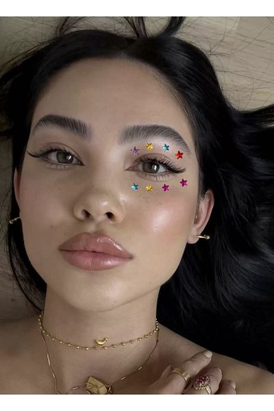 NİLZ Body And Face Stone Hair Stone / Multi-Purpose Use Sticker