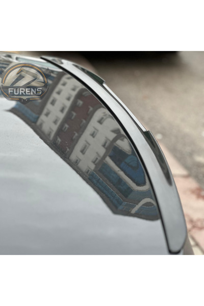 Furens Bmw E90 316 318 320 325 330 Uyumlu  Bagaj Üstü Yarasa Spoiler Piano Black