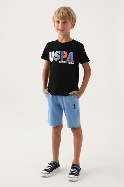 U.S. Polo Assn. Boy, Uspa, Licensed, T-shirt-shorts Set