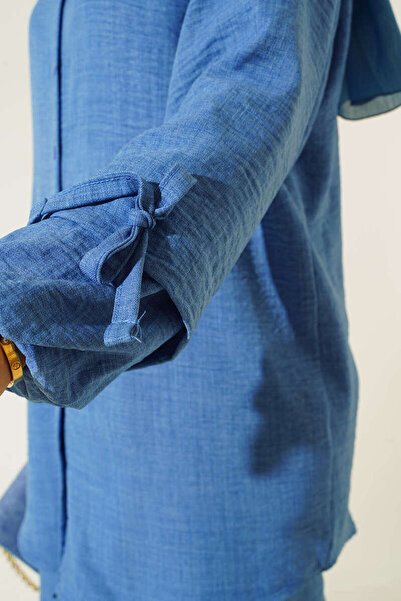 VOLT CLOTHİNG Női gombos vászonruha