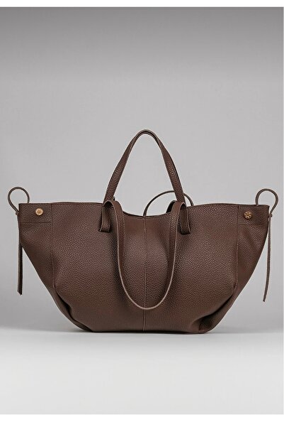 OzBeauty Geantă mare Bitter Brown Pinterest Shopper pentru femei